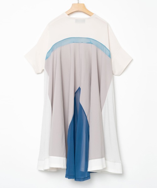 bedsidedrama（ベットサイドドラマ）の「Draped Maxi Tee Dress（ワンピース・レディース・ブラック/ライトグレー・1）」の9枚目の写真