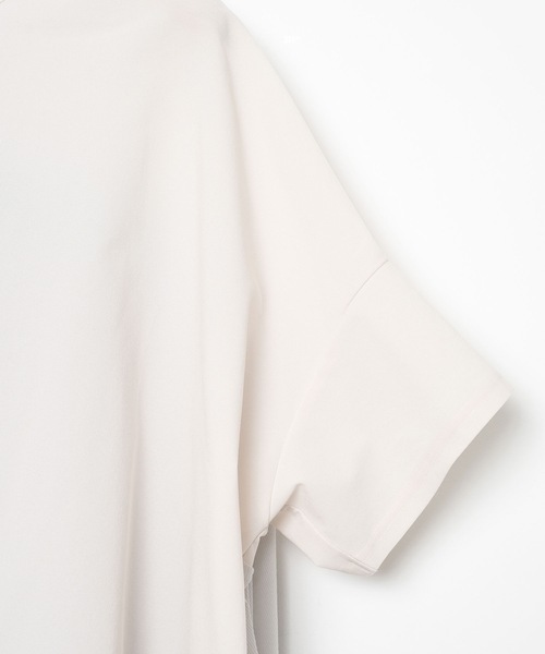 bedsidedrama（ベットサイドドラマ）の「Draped Maxi Tee Dress（ワンピース・レディース・ブラック/ライトグレー・1）」の10枚目の写真