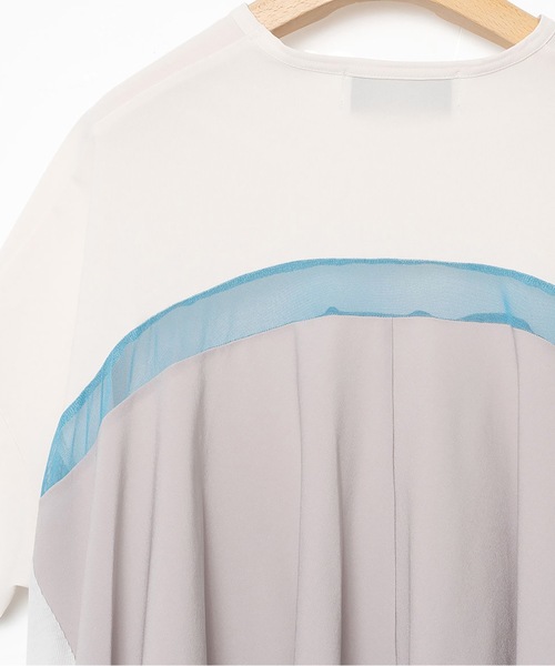 bedsidedrama（ベットサイドドラマ）の「Draped Maxi Tee Dress（ワンピース・レディース・ブラック/ライトグレー・1）」の11枚目の写真