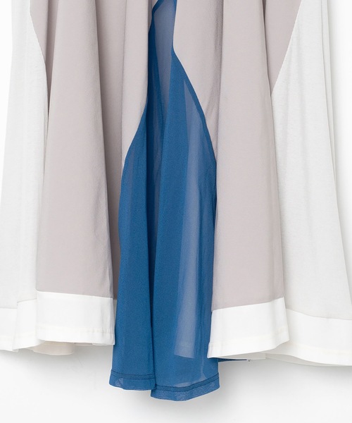 bedsidedrama（ベットサイドドラマ）の「Draped Maxi Tee Dress（ワンピース・レディース・ブラック/ライトグレー・1）」の12枚目の写真