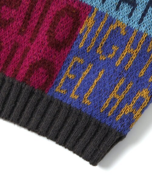 F.O.KIDS（エフオーキッズ）の「【ジュニア対応】MIX ロゴアートニット（ニット/セーター・キッズ・グレー/レインボー・80/90/100/110/120/130/140）」の12枚目の写真