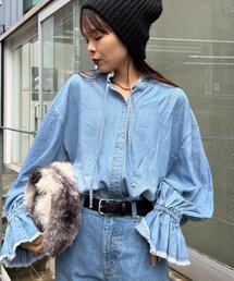 liten キャンディブラウス 美品】liten キャンディブラウスピンク