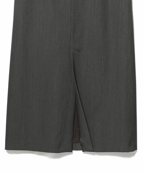 ESTNATION（エストネーション）の「ESTNATION / バックバックル ストレートワンピース（ワンピース・レディース・ブラック/グレー・FREE）」の8枚目の写真