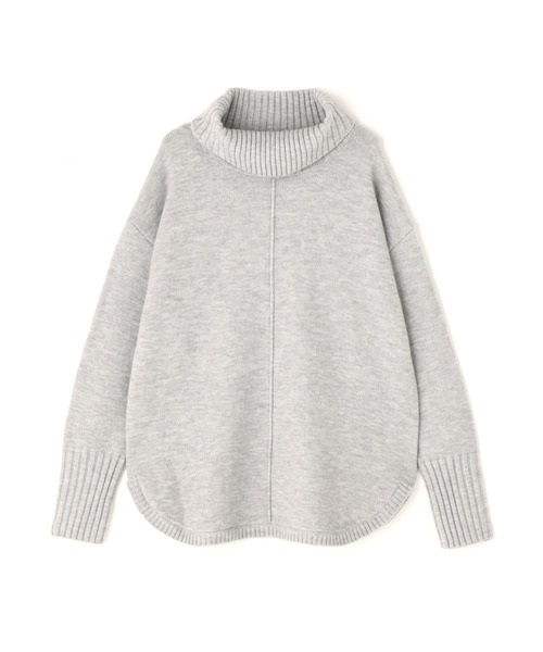 N.(N. Natural Beauty Basic)(エヌエヌナチュラルビューティーベーシック)の「タートルネックオーバーニット(ニット/セーター・レディース・ネイビー/ライム/グレー・MEDIUM)」の17枚目の写真