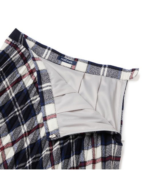 NEWYORKER（ニューヨーカー）の「エターミンニューヨーカータータン プリーツスカート（スカート・レディース・ネイビー・9号/11号）」の8枚目の写真