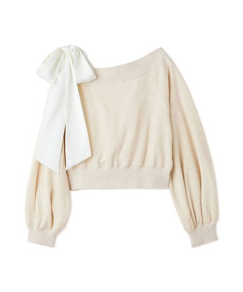 FRAY I.D ビッグリボンワンショルカットソー FRAY I.D（フレイアイディー）の「ビッグリボンワンショルカットソー