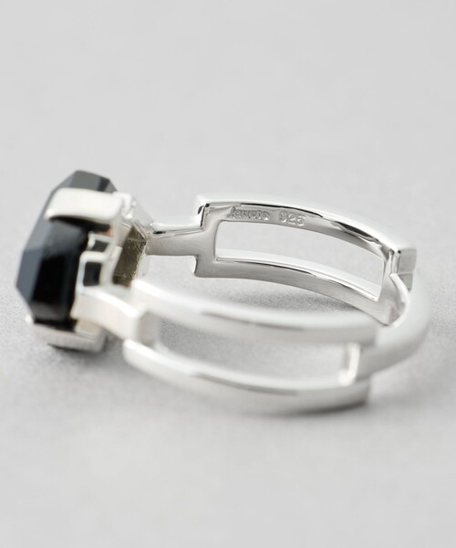 Jouete（ジュエッテ）の「[ジェム] リング ブラックカルセドニー（リング・レディース・シルバー・#17/#15/#13/#11/#9）」の3枚目の写真