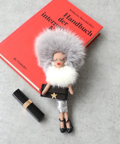 kiyo　オートクチュール 2wayドールチャーム　ラビットファー3点 kiyo オートクチュール 2wayドールチャーム ラビットファー3点 kiyo様