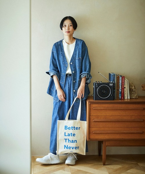 studio CLIP（スタディオクリップ）の「グロッサリートート《PUDDING BEFORE DINNER》（トートバッグ・レディース・その他1/その他2・FREE）」の3枚目の写真