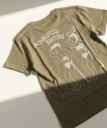 【PKSC/ポンコツスイングクラブ】SWING CLUB ノラリクラリ HEAVY WEIGHT POCKET TEE バックプリント ビッグシルエット ヘビーウェイト オーガニックコットン ポケットTシャツ