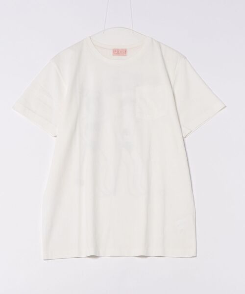 StPT(エスティーピーティー)の「【PKSC/ポンコツスイングクラブ】SWING CLUB ノラリクラリ HEAVY WEIGHT POCKET TEE バックプリント ビッグシルエット ヘビーウェイト オーガニックコットン ポケットTシャツ(Tシャツ/カットソー・メンズ・ブラック/アーミー/インディゴブルー/ホワイト・MEDIUM/LARGE)」の6枚目の写真