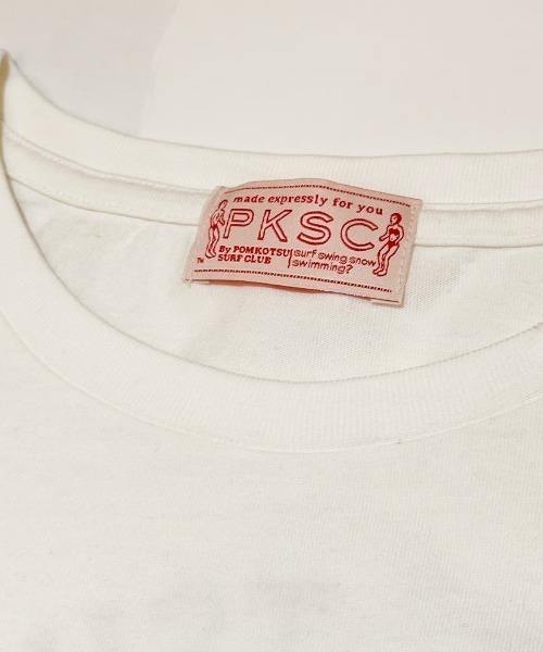 StPT(エスティーピーティー)の「【PKSC/ポンコツスイングクラブ】SWING CLUB ノラリクラリ HEAVY WEIGHT POCKET TEE バックプリント ビッグシルエット ヘビーウェイト オーガニックコットン ポケットTシャツ(Tシャツ/カットソー・メンズ・ブラック/アーミー/インディゴブルー/ホワイト・MEDIUM/LARGE)」の16枚目の写真