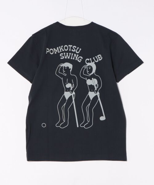 StPT(エスティーピーティー)の「【PKSC/ポンコツスイングクラブ】SWING CLUB ノラリクラリ HEAVY WEIGHT POCKET TEE バックプリント ビッグシルエット ヘビーウェイト オーガニックコットン ポケットTシャツ(Tシャツ/カットソー・メンズ・ブラック/アーミー/インディゴブルー/ホワイト・MEDIUM/LARGE)」の13枚目の写真
