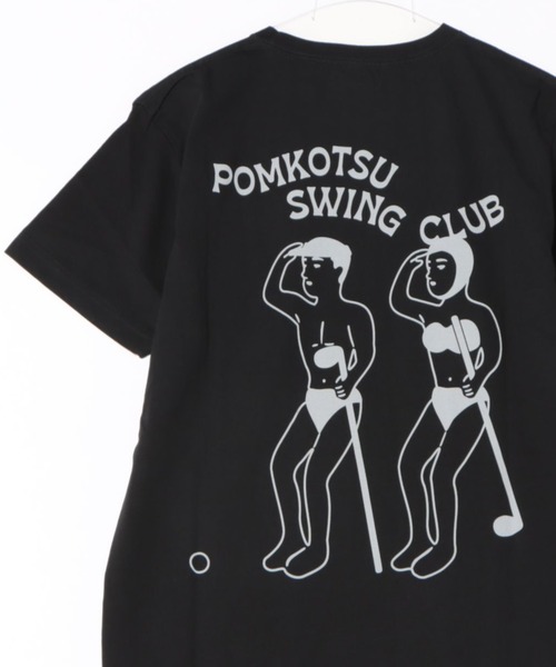 StPT(エスティーピーティー)の「【PKSC/ポンコツスイングクラブ】SWING CLUB ノラリクラリ HEAVY WEIGHT POCKET TEE バックプリント ビッグシルエット ヘビーウェイト オーガニックコットン ポケットTシャツ(Tシャツ/カットソー・メンズ・ブラック/アーミー/インディゴブルー/ホワイト・MEDIUM/LARGE)」の21枚目の写真