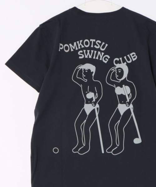 StPT(エスティーピーティー)の「【PKSC/ポンコツスイングクラブ】SWING CLUB ノラリクラリ HEAVY WEIGHT POCKET TEE バックプリント ビッグシルエット ヘビーウェイト オーガニックコットン ポケットTシャツ(Tシャツ/カットソー・メンズ・ブラック/アーミー/インディゴブルー/ホワイト・MEDIUM/LARGE)」の20枚目の写真