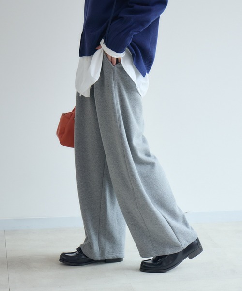 Paradise Picnic（パラダイスピクニック）の「cloche 裏起毛カーブシルエットパンツ（その他パンツ・レディース・グレー/ブラック/ブラウン・FREE）」の5枚目の写真