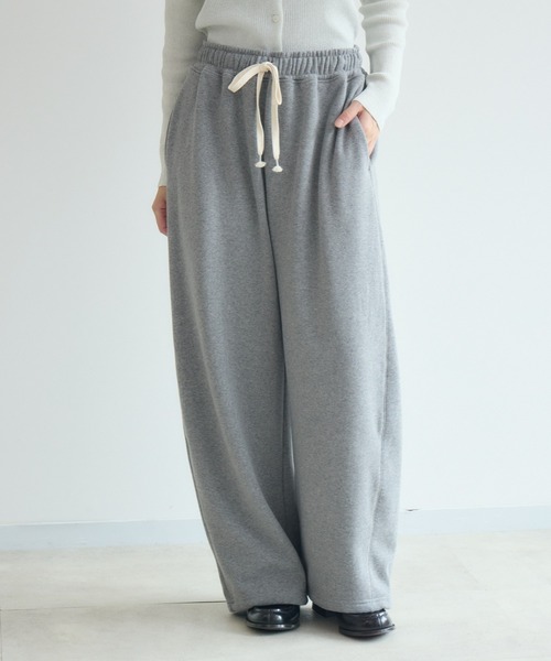 Paradise Picnic（パラダイスピクニック）の「cloche 裏起毛カーブシルエットパンツ（その他パンツ・レディース・グレー/ブラック/ブラウン・FREE）」の6枚目の写真