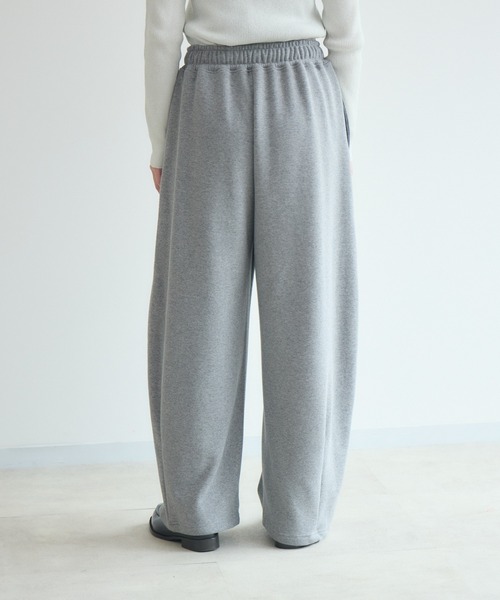 Paradise Picnic（パラダイスピクニック）の「cloche 裏起毛カーブシルエットパンツ（その他パンツ・レディース・グレー/ブラック/ブラウン・FREE）」の10枚目の写真
