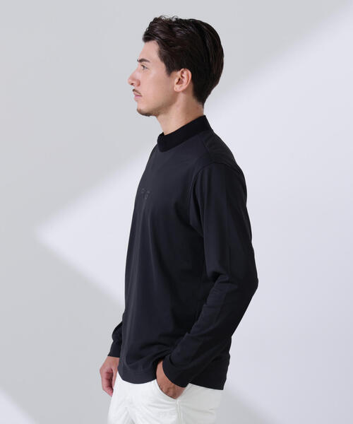 PING(ピン)の「【PING APPAREL】トリコット長袖ハイネックカットソー <GOLD> (MENS)(Tシャツ/カットソー・メンズ・ブラック/イエロー/ホワイト・LL/S/M/L/LL1)」の9枚目の写真