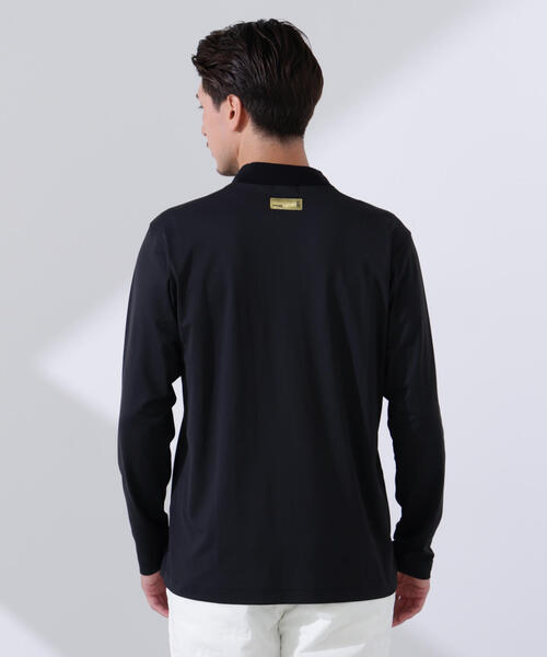PING APPAREL】トリコット長袖ハイネックカットソー ＜GOLD＞ (MENS