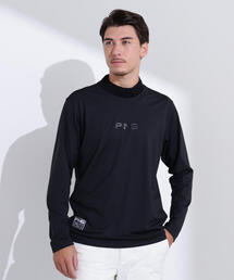 【PING APPAREL】トリコット長袖ハイネックカットソー <GOLD> (MENS)