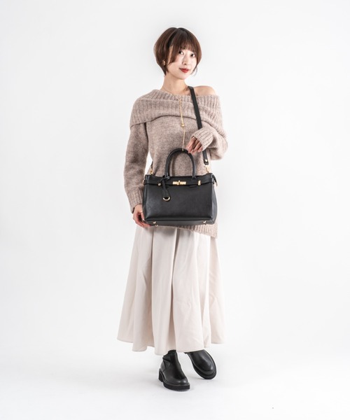 GIANNI NOTARO(ジャンニノターロ)の「【GIANNI NOTARO 】ハンドバッグ ショルダーバッグ 本革(ショルダーバッグ・レディース・ブラック/ベージュ系その他・FREE)」の20枚目の写真