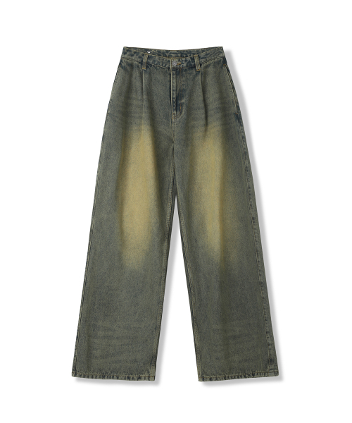 AVANDRESS(アバンドレス )の「Coinlet Wide Denim Pants VINTAGE BLUE(デニムパンツ・メンズ・ブルー・SMALL/MEDIUM/LARGE/X-LARGE/XX-LARGE)」の3枚目の写真