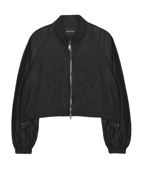 NICK&NICOLE(ニックアンドニコール)の「ROSE NICOLE GROOVY CROP JUMPER_BLACK(ナイロンジャケット・レディース・その他・FREE)」の2枚目の写真