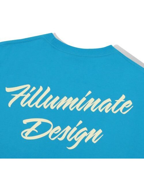 F.ILLUMINATE(フィルミネイト)の「オーバーサイズフラッフィーロゴTシャツ-ブルー(Tシャツ/カットソー・レディース・その他・MEDIUM/LARGE/X-LARGE)」の5枚目の写真
