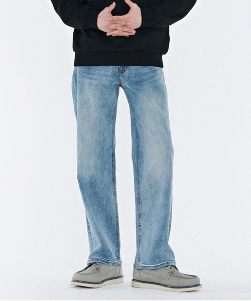 CHASECULT(チェイスカルト)の「男性Lトーンワイドデニムパンツ-CAPK2332B0D(デニムパンツ・メンズ・ブルー・70/76/86)」の1枚目の写真