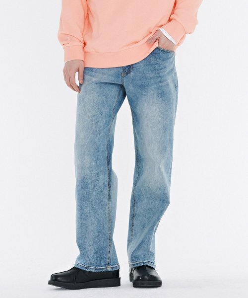 CHASECULT(チェイスカルト)の「男性Lトーンワイドデニムパンツ-CAPK2332B0D(デニムパンツ・メンズ・ブルー・70/76/86)」の4枚目の写真