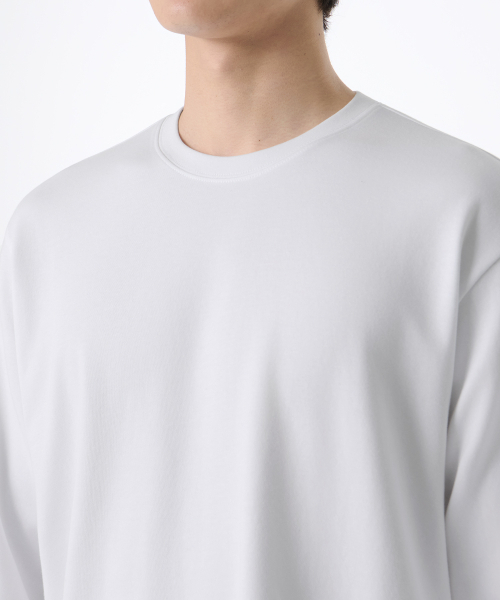 MUSINSA STANDARD（ムシンサスタンダード）の「[ヒートタンダード] フレイムフィストリップカフス長袖Tシャツ [ホワイト]（Tシャツ/カットソー・メンズ・その他・X-LARGE/XX-LARGE/MEDIUM/LARGE）」の3枚目の写真