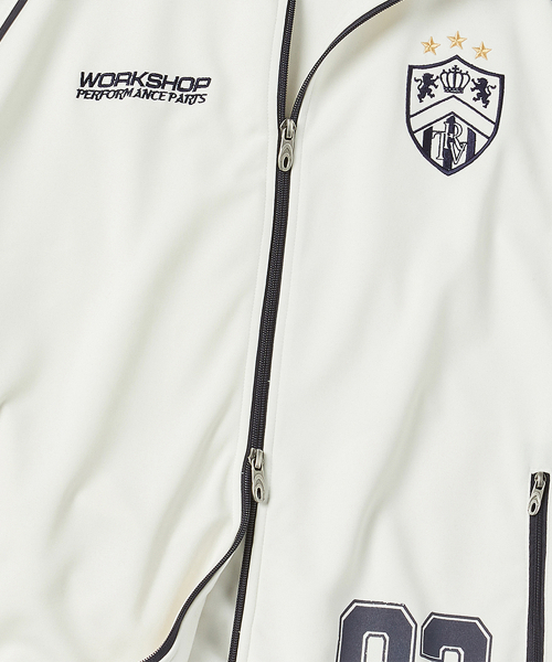 TRAVEL（トラベル）の「コンビネーションテープジャージトラックジャケットアイボリー（ナイロンジャケット・レディース・その他・MEDIUM/LARGE/SMALL）」の5枚目の写真