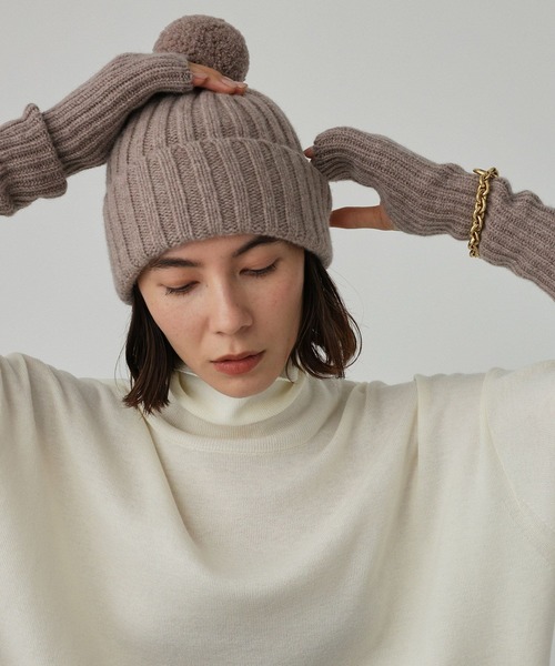 セール】【ROBERT MACKIE】リブニットキャップ（ニットキャップ