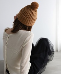 BABYLONE（バビロン）の「【ROBERT MACKIE】リブニットキャップ（ニットキャップ/ビーニー）」