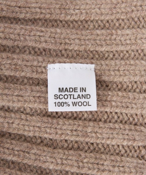 ROBERT MACKIE（ロバートマッキー）の「【ROBERT MACKIE】リブニットキャップ（ニットキャップ/ビーニー・レディース・キャメル/ベージュ・フリー）」の9枚目の写真