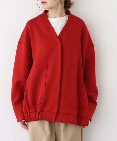 EGLANTINE(エグランティーヌ)の「EGLANTINE ダンボールジャケット(その他アウター・レディース・レッド/グリーン/ブラック・40)」の15枚目の写真