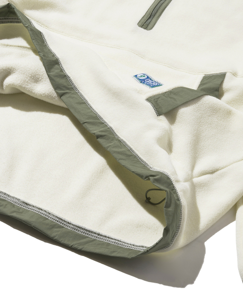 DISCUS ATHLETIC（ディスカス　アスレチック）の「ロゴフリースアノラックフードアイボリー（その他アウター・レディース・その他・LARGE/MEDIUM/X-LARGE）」の6枚目の写真