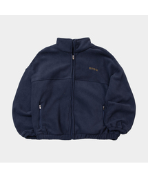 SOME PLACE（サムプレイス）の「ソフトロゴポイントベーシックフリースジップアップウォームフリースジャンパー[ネイビー]（その他アウター・レディース）」
