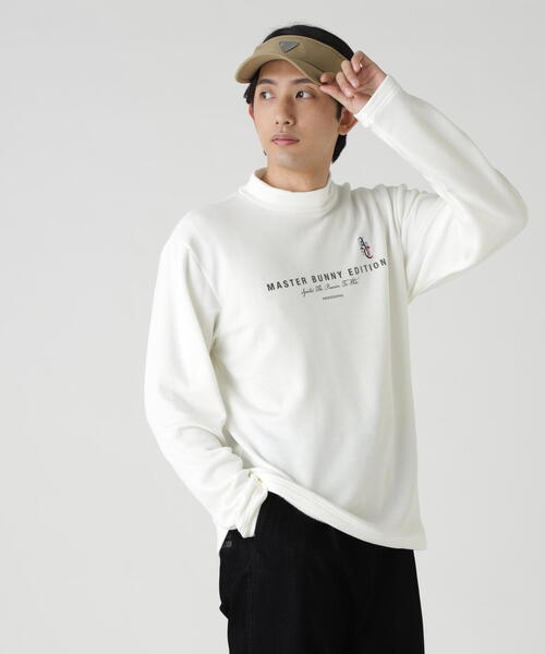MASTER BUNNY EDITION(マスターバニーエディション)の「【MASTER BUNNY EDITION】スーパーストレッチ裏起毛長袖ハイネックカットソー(Tシャツ/カットソー・メンズ・ホワイト/ホワイト系その他/ブラック系その他/グレー/ブラック・MEDIUM/LARGE/X-LARGE/XX-LARGE)」の3枚目の写真