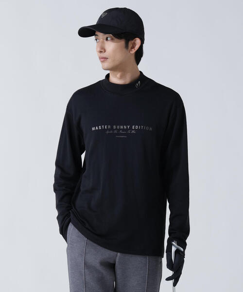 MASTER BUNNY EDITION(マスターバニーエディション)の「【MASTER BUNNY EDITION】スーパーストレッチ裏起毛長袖ハイネックカットソー(Tシャツ/カットソー・メンズ・ホワイト/ホワイト系その他/ブラック系その他/グレー/ブラック・MEDIUM/LARGE/X-LARGE/XX-LARGE)」の1枚目の写真