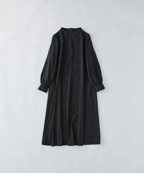 conges payes ADIEU TRISTESSE(コンジェ ペイエ アデュートリステス)の「ジャカードスリープワンピース(ワンピース・レディース・ネイビー/ブラック・L/M)」の1枚目の写真