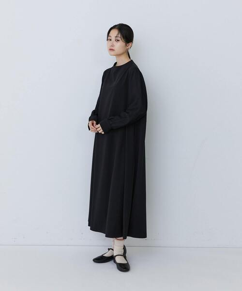 conges payes ADIEU TRISTESSE(コンジェ ペイエ アデュートリステス)の「ジャカードスリープワンピース(ワンピース・レディース・ネイビー/ブラック・L/M)」の3枚目の写真