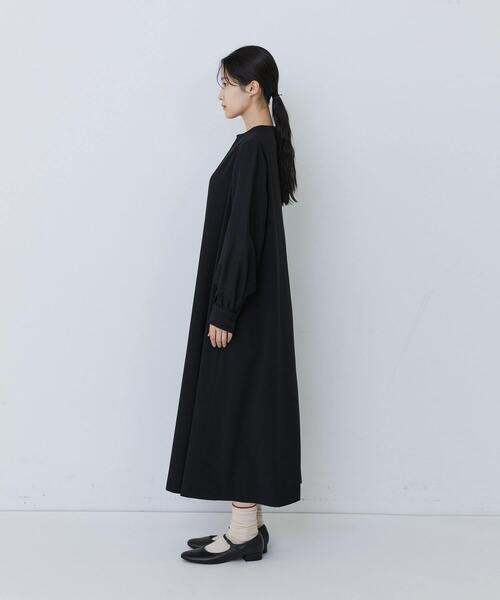 conges payes ADIEU TRISTESSE(コンジェ ペイエ アデュートリステス)の「ジャカードスリープワンピース(ワンピース・レディース・ネイビー/ブラック・L/M)」の8枚目の写真