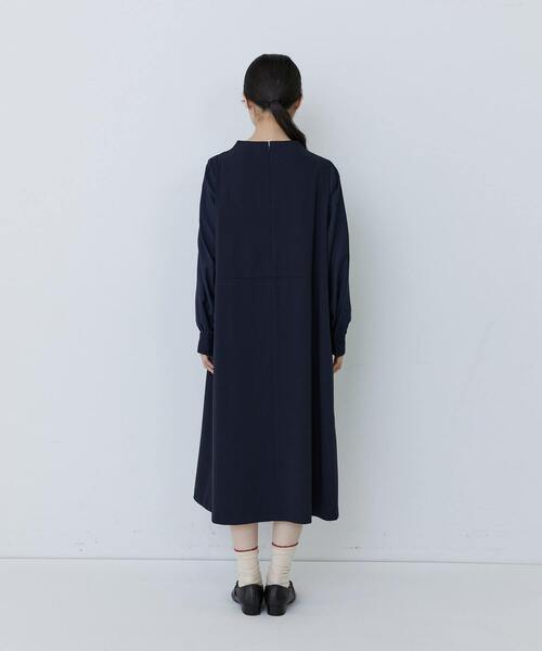 conges payes ADIEU TRISTESSE(コンジェ ペイエ アデュートリステス)の「ジャカードスリープワンピース(ワンピース・レディース・ネイビー/ブラック・L/M)」の16枚目の写真