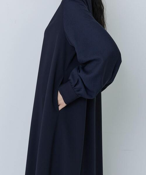 conges payes ADIEU TRISTESSE(コンジェ ペイエ アデュートリステス)の「ジャカードスリープワンピース(ワンピース・レディース・ネイビー/ブラック・L/M)」の20枚目の写真