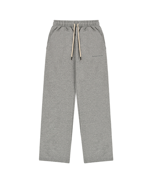 BARBELLWORKS（バーベルワークス）の「オリジナルトレーニングパンツ（スウェットパンツ・メンズ・オートミール/ブラック/グレー・LARGE/X-LARGE）」の2枚目の写真