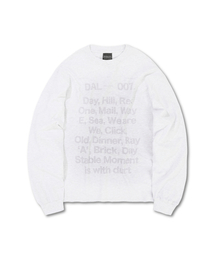 DURT（ ）の「OUR DAILY LONG SLEEVE TEE (LIGHT GREY)（Tシャツ/カットソー）」