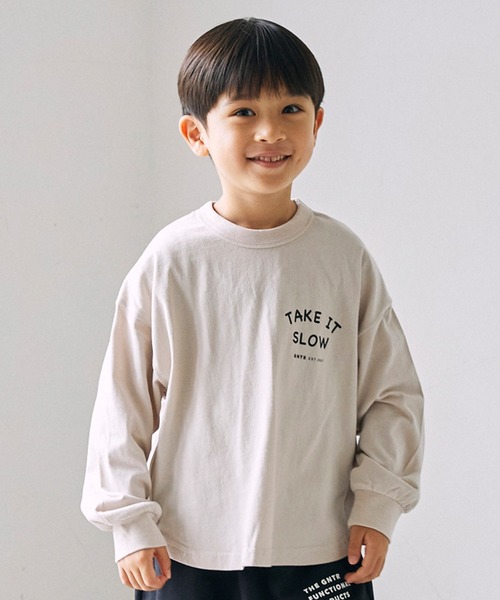 GENERATOR（ジェネレーター）の「ジェネレーター TAKE IT L/S Tシャツ（Tシャツ/カットソー・キッズ・ブラック/ホワイト/ベージュ系その他・M/L/XL）」の3枚目の写真