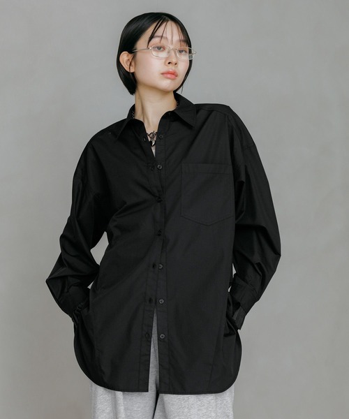 PAGEBOY（ページボーイ）の「ソデプリーツ２ＷＡＹシャツ（シャツ/ブラウス・レディース・オフホワイト/ブラック・FREE）」の14枚目の写真